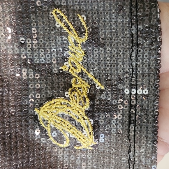 Women's Desi Girl Sequins/Lace Top Size M - Picture 2 of 7